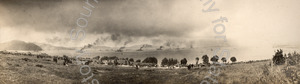 Image of Great White Fleet in Monterey Bay, under steam