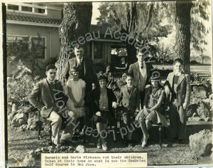 Image of Hermain and Maria Mirassou and their children