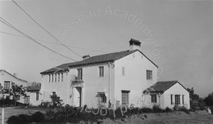 Image of George Barry house, front and side views