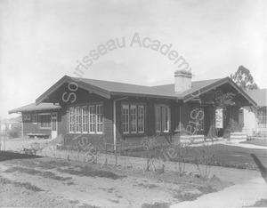 Image of A. G. Ochsner residence, front view and side view 