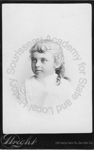 Image of Portrait of an unidentified young girl