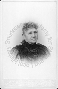 Image of Portrait of Laura B. Watkins, the mother of Florence Watkins Hill