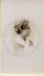 Image of Unidentified young woman, likely a member of the Talbot family