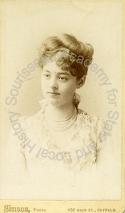 Image of Unidentified young woman, likely a member of the Talbot family