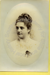 Image of Portrait of an unidentified woman, likely a member of the Talbot family