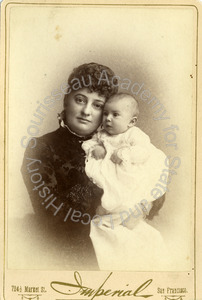 Image of Portrait of Emily Talbot and Talbot C. Walker as an infant