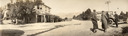 Image of Members of the auto club parked in front of the Warm Springs Hotel