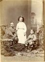 Image of Portrait of Edward William, Mary, and Willis Sherman Clayton