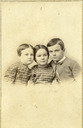 Image of Portrait of Flora, Allie, and Walter Haskell
