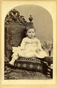 Image of Portrait of an unidentified female child, approximately three years old