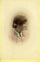 Image of Portrait of an unidentified woman, likely a member of the Talbot family