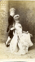 Image of Portrait of Earle Talbot and an unidentified young girl